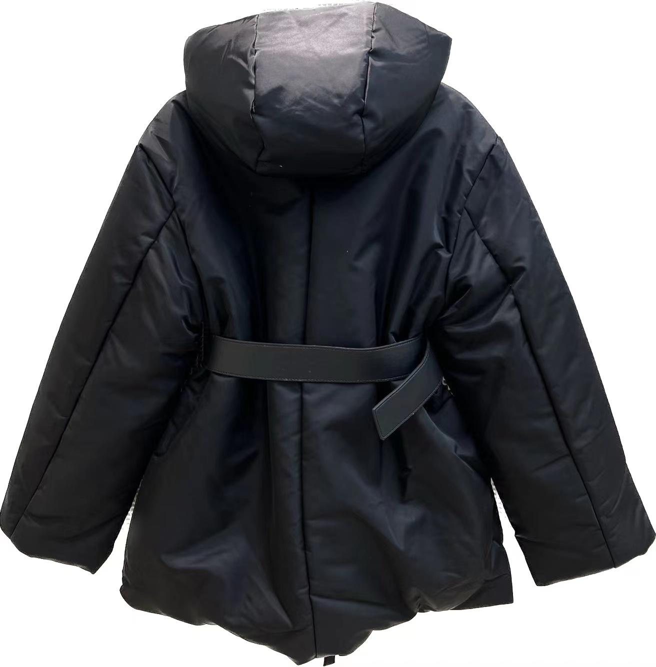 P Family 23 Veste en duvet de créateur pour femme Sweat à capuche à la mode et élégant Veste noire Fermeture à glissière Triangle fermé Symbole Lettre Décoration Rue Vêtements en coton