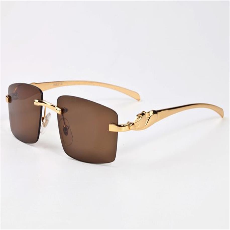 Randlose Vintage-Sonnenbrille aus Metall, Retro-Damenmode, Sport-Oversize-Sonnenbrille, gebogene Beine, Marine-Linse, Herren-Sonnenbrille, Lunettes, GAF309G