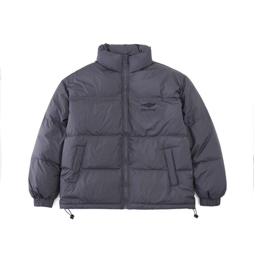 Mens Coat Balenciigss ner jackor De parisiska familjerna Basic Diamond -mönstrad brödjacka är en riktig hit som debuterar som topp av män och kvinnors koppling F8FP