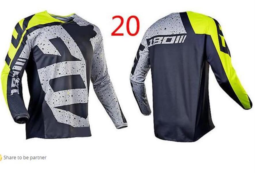 Maglie da corsa moto Maglie da discesa della squadra maschile e femminile, stesso stile personalizzato