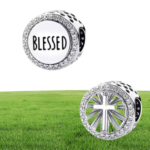 925 Sterling Silber Dangle Charm New Bibel Kreuz Engel Jesus Gott Bead Fit Charms Armband DIY Schmuckzubehör5491673