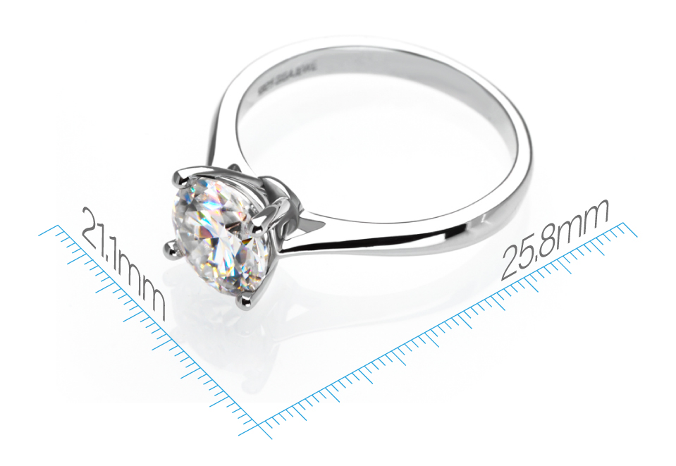 GIGAJEWE Moissanite ring hart gesneden 2,0 mm roze kleur VVS1 ronde geslepen 925 zilveren diamanten test geslaagd vrouw meisje cadeau GMSR-001