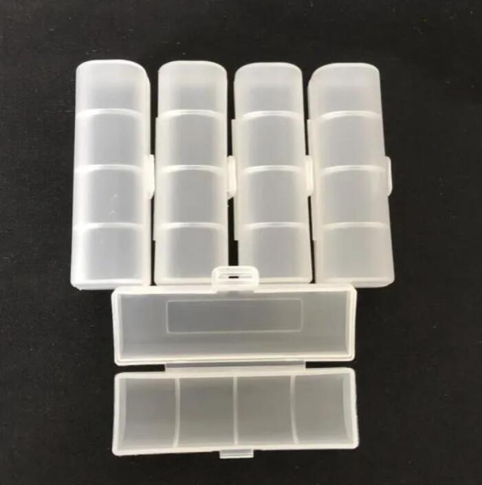 Boîte de rangement Portable pour piles 18650, boîtier en plastique, conteneur de stockage, 1 pièce, piles 18650