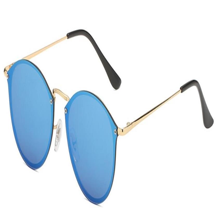 Neue 2019 Mode BLAZE Sonnenbrille Männer Frauen Markendesigner Brillen Runde Sonnenbrille Band 35b1 Männlich Weiblich mit box case237Z