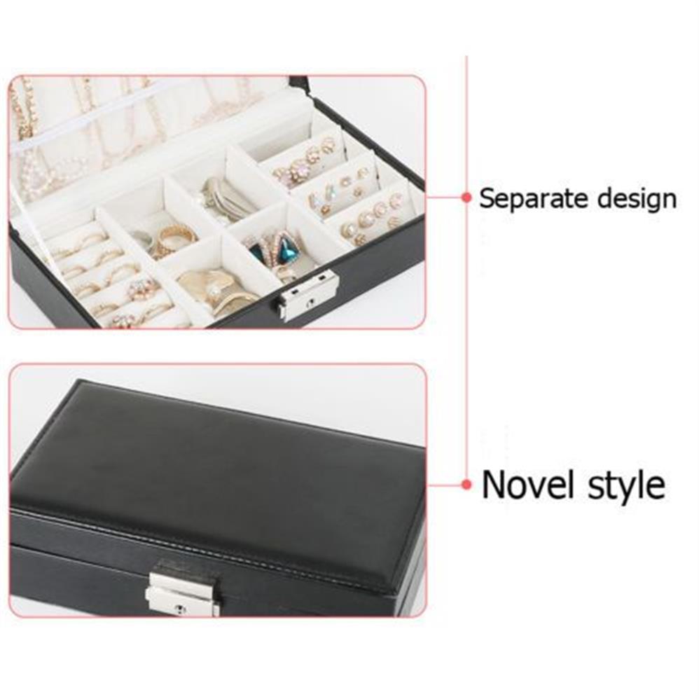 Boîte à bijoux de voyage Portable pour femmes, organisateur d'ornements en velours, mallette de rangement, cadeau Box242i