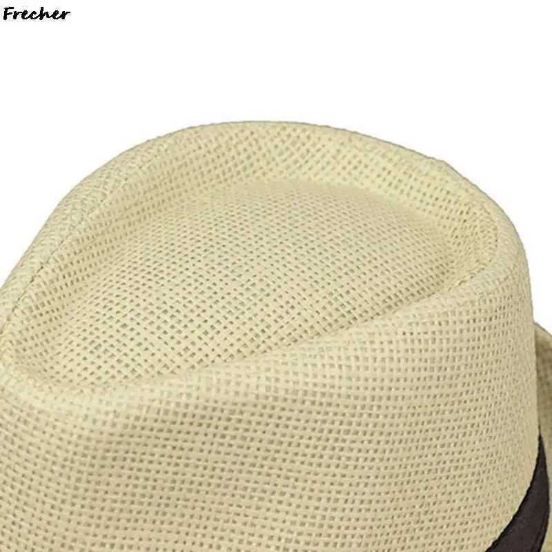Hates de borde anchos Bucket Hats Children Beach Fiest Hat Weave Panamá Panamil