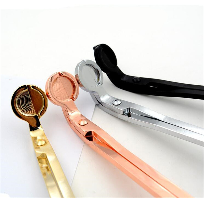 Portable Stainless Steel Candle Wick Trimmer Oil Lamp Trimmer Scissors Cutter Tool Hook Trim Wicks Lengthen The Life Of Candle Tool