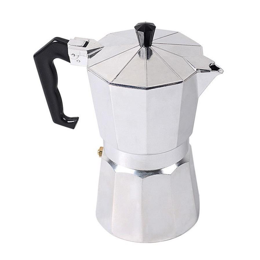 Italian Top Espresso Percolator 1cup 3cup 6cup 9cup 12cup Stovetop Coffee Maker Octagonal Household Aluminum Cafeteira C10302643