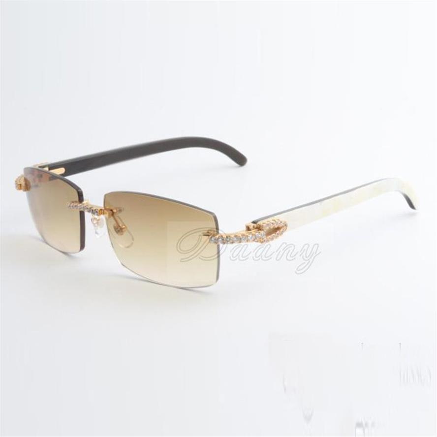 Medium diamond buffs sunglasses 3524012 with hybrid horns sticks and 56 mm lens305d