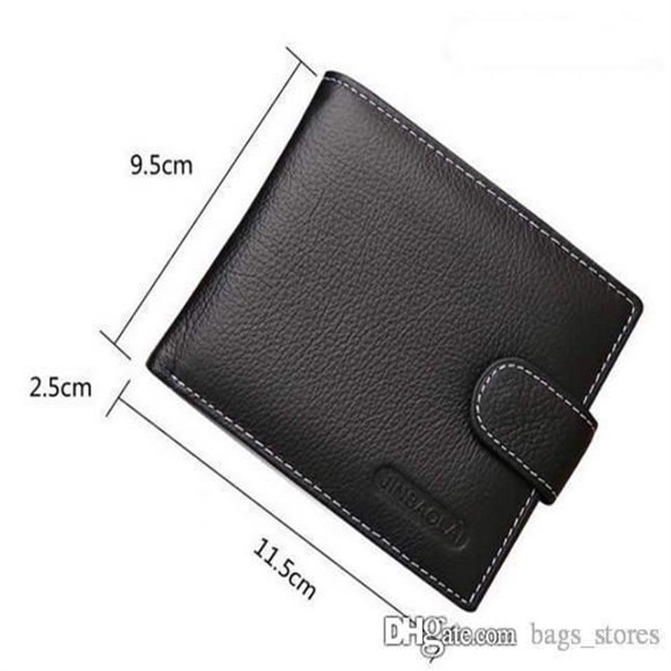 Fashion Short Wallet Men Gentune en cuir en cuir Hasp Hasp Classic Mens portefeuilles O18 Posses de créateurs de haute qualité pour Male2030