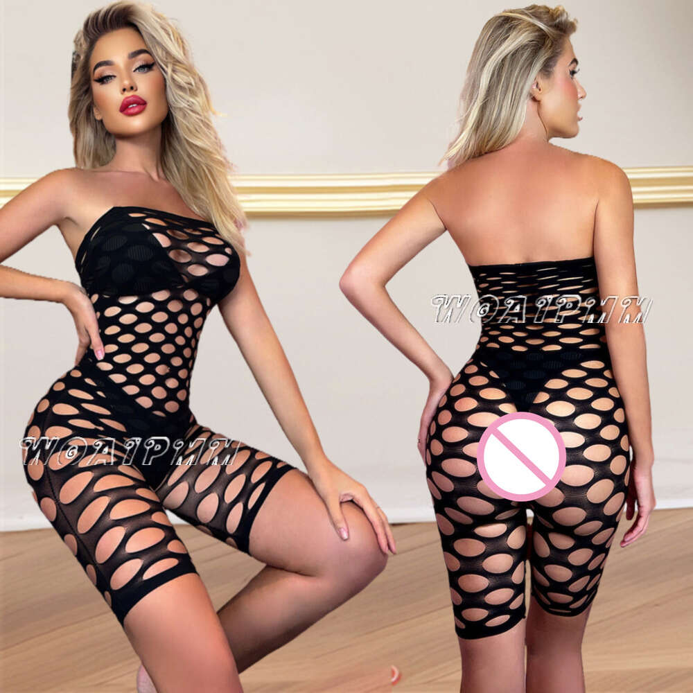 Women's Underwear Sexy Fishnet Full Body Stocking Female Erotic Mesh Hollow See Through Tight Lingerie Costume Ladies Sleepwear sexy