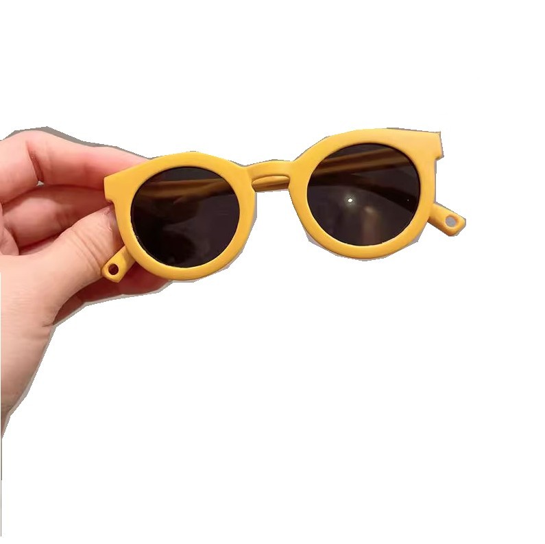 Baby-Sonnenbrille mit rundem Rahmen, Kleinkinder, Kinder, Sonnenschutzbrille, Kleinkinder, Jungen und Mädchen, UV 400, polarisierte Brillen, Sonnenschutz Z5973