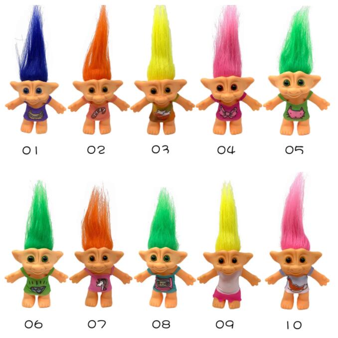 2023 new arrival hot sell troll doll funny collectible toys creative silicone action figures toys Adult decompression doll