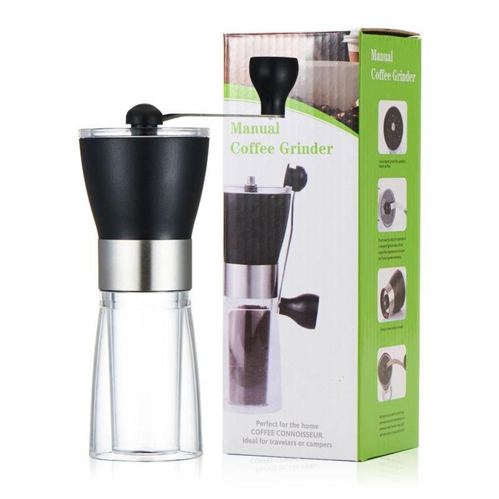 Portable Manual Coffee Bean Machine Adjustable Hand Crank Household Crusher Grinders Grinding Tools Pepper Nuts Pills Spice343v
