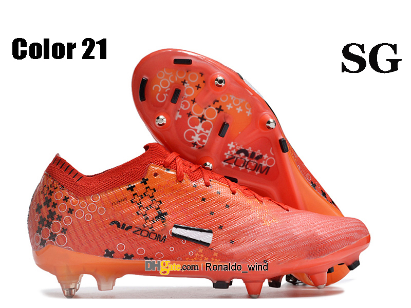 ギフトバッグメンズハイトップフットボールブーツRonaldo CR7 VAPORES 15 XV ELITE XXV SG TNS CLEATS NEYMAR SUPERFLYS 9 MBAPPE ZOOMS SOCCER SHOES OUTDOOR TROINERS BOTAS DE FUTBOL