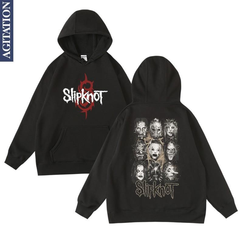 DJ Rock Heavy Metal Band Slipknot Ropa Slipknot Band Sudadera con capucha de lana Sudaderas para hombres Mujeres Otoño Invierno