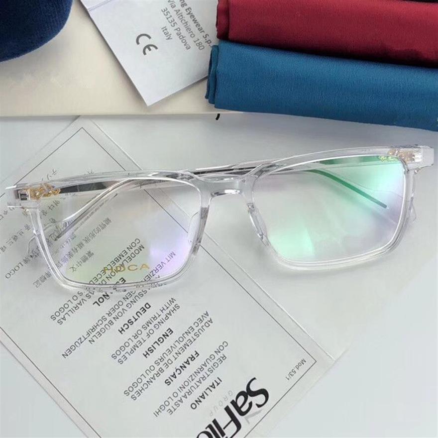 NewArrival G025簡潔な長方形の板ガラスフレーム56-17-148処方眼鏡のためのファッション軽量ユニセックスモデルWit2588