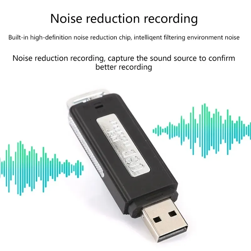 Digital Voice Recorder 4G 8G 16G 64G Voice Activated Recorders Security Mini USB Flash Drive Recording Dictaphone