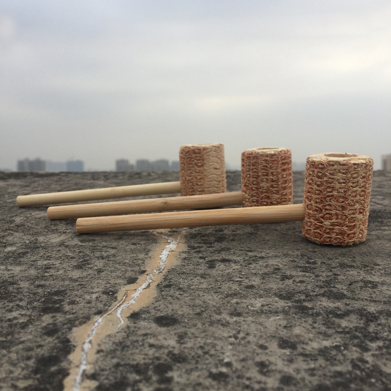 新しいスタイルナチュラルコーンコブウッドパイプポータブルタバコ喫煙チューブ革新的なデザイン竹の木製マウスピースホルダーハンドパイプDHL
