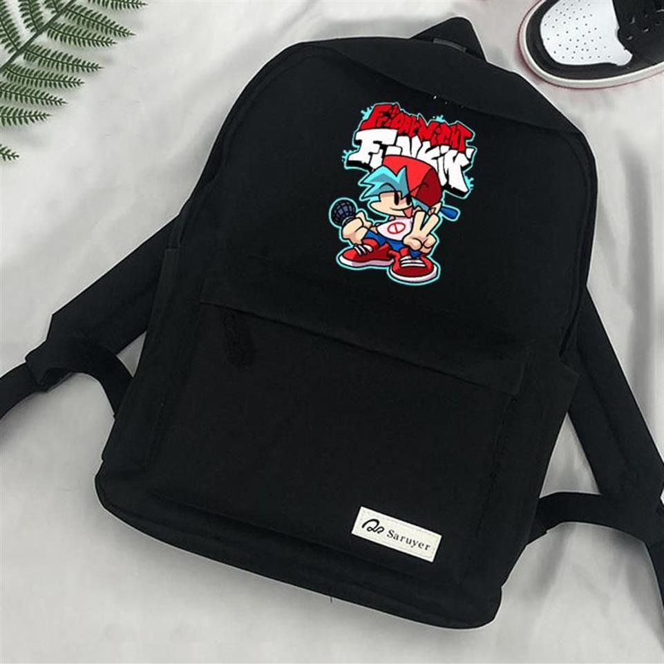 Backpack Dziecięce torby szkolne gra w piątek wieczorem Funkin Schoolbag Boys Bois Book Bag Teenagers Sac A DOS2627