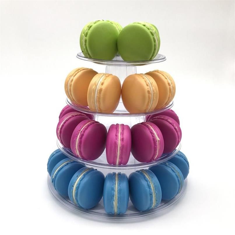 Altro Bakeware 4 stili Macarons Torre espositiva Porta cupcake Stand multifunzione dessert feste di matrimonio299K