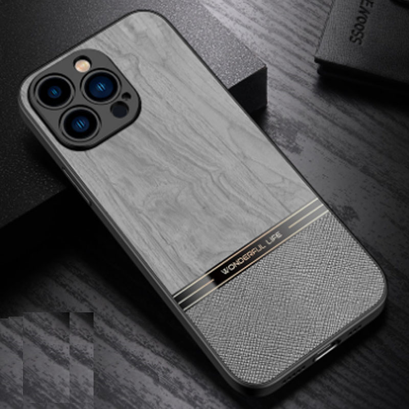 Imitation wood grain leather shell grain full cover protective case phone case for iPhone15Promax 14 Plus iphone 13 PRO 12 PRO 14 PRO MAX 12 15 15pro