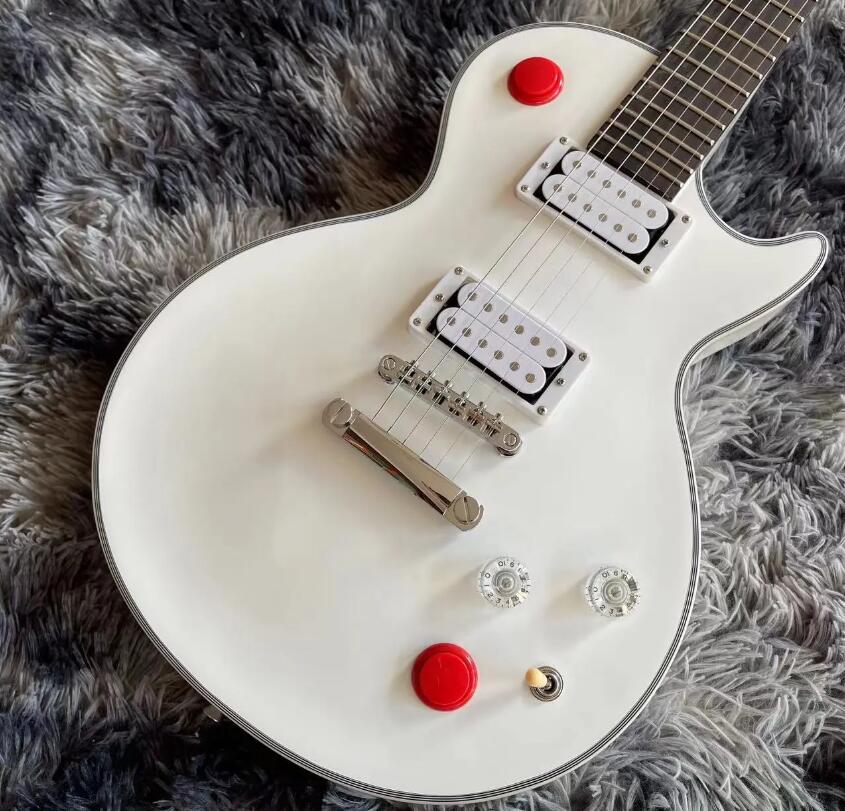 Nouvelle arrivée guitare électrique Buckethead custom shop, touche en palissandre, bouton de verrouillage, guitare kill switch, 24 frettes, manche monobloc