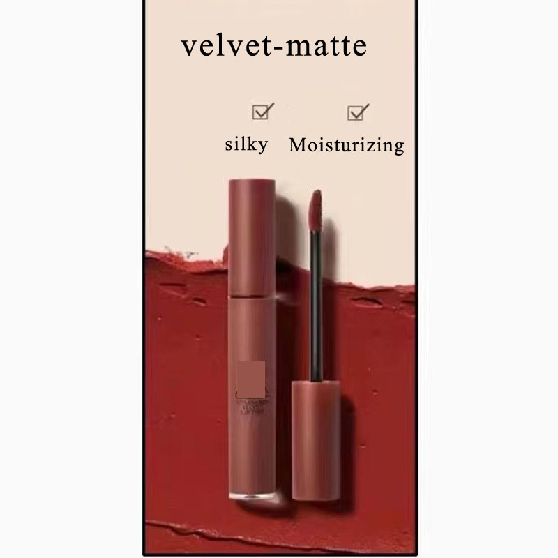 Neuer 10-Farben-Lipgloss 3CE-Lippenstift, heißeste matte, langlebige, wasserfeste Nude-Samt-Lippenglasur