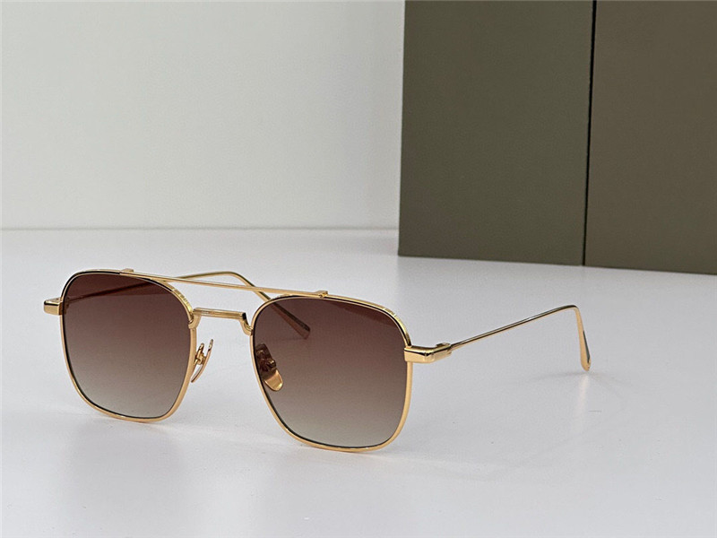 New fashion design square sunglasses ARTOA 27 exquisite K gold frame versatile shape simple and elegant style high end outdoor UV400 protection glasses