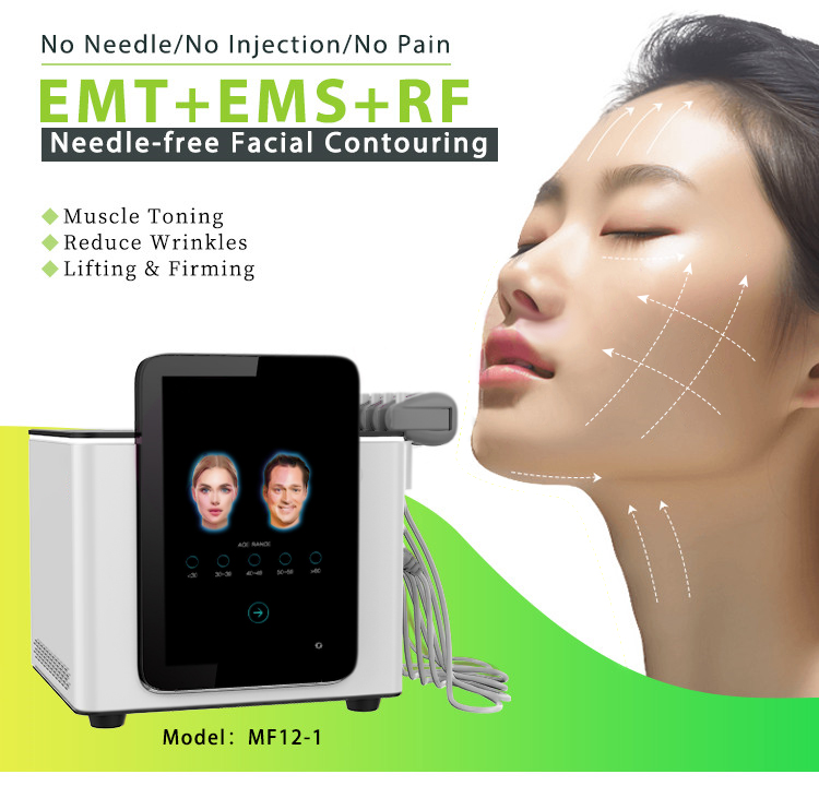 Pe-face EMS FACE WRINKLE除去防止電磁顔面筋肉は顔を持ち上げる肌を締めますPEフェイスマシン