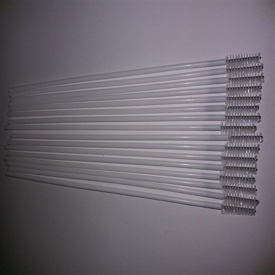 16 cm 5 mm Confezione da 100 pezzi Filo di acciaio inossidabile Manico in plastica Pulitore cannucce Spazzola pulizia Cannucce Spazzola pulizia Bottiglia Brush302r