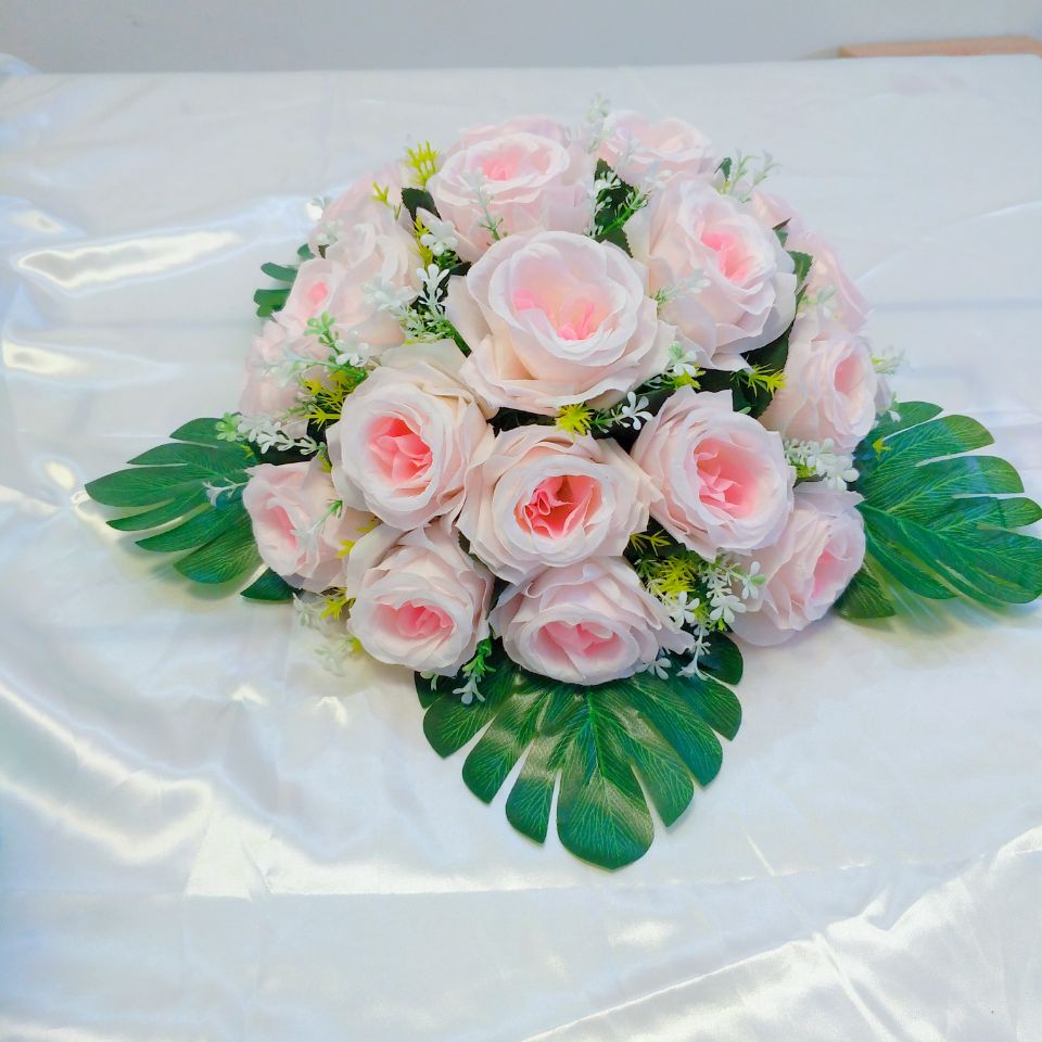 30CM Artificial Rose Flower Ball For Holiday Home Wedding Table Centerpieces Decoration Party Road Cited Kissing Ball