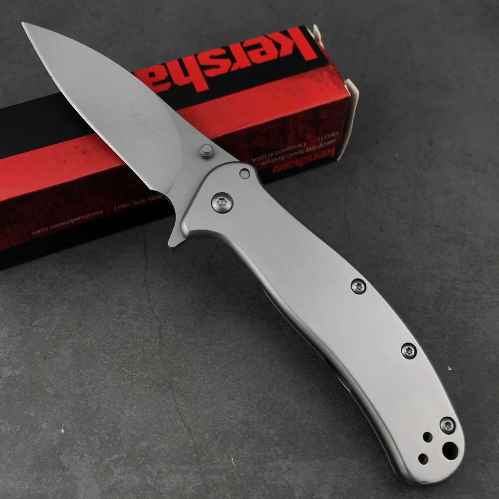 Military KS 1730 Folding Knife 440C Blade Gary Titanium Handle Edc Outdoor Hunting Survival Pocket Multi Combat Tool 530 631