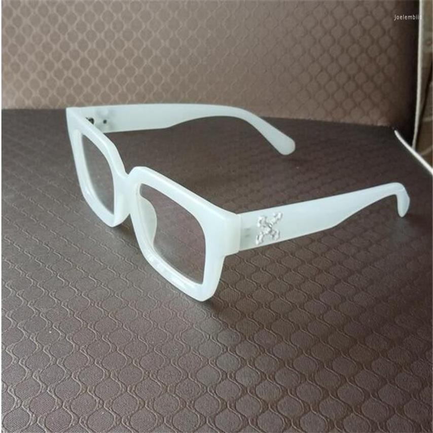 Sonnenbrille Art der echten PO für Frauen Sonnenschirme sowohl Männer als auch Jade transparente Brille227z
