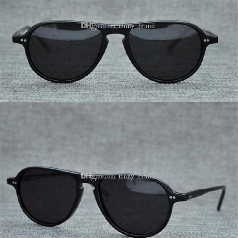 High Quality JASPER sunglasses Johnny single-bridge Blonde glasses for prescription depp glasses 52-18-145 frame With Original pac243J