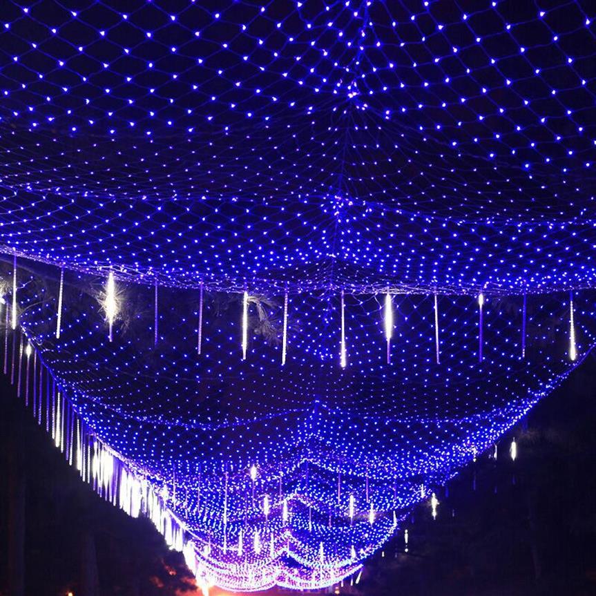 Duży rozmiar 10mx8m 2000 LED Net siatka Światło Świąteczny Świąteczny światło Nowy Rok Lawn Wedding Świąteczne Dekoracja oświetlenia UE 258Y