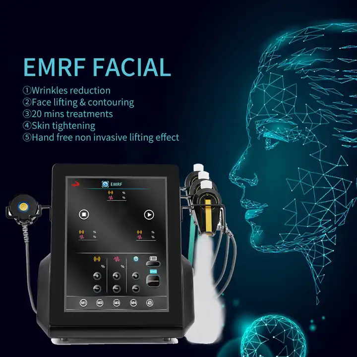 EMRF Face Lifting Wrinkle Removal Ems Face Muscle Stimulate Skin Tightening Beauty Machine