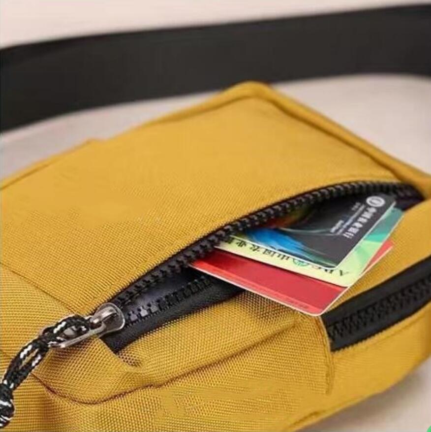 Nylon Sling Bag for Man Women Lightweight Crossbody Bags Breathable Fashion Sports Phone Chest Bag Gift