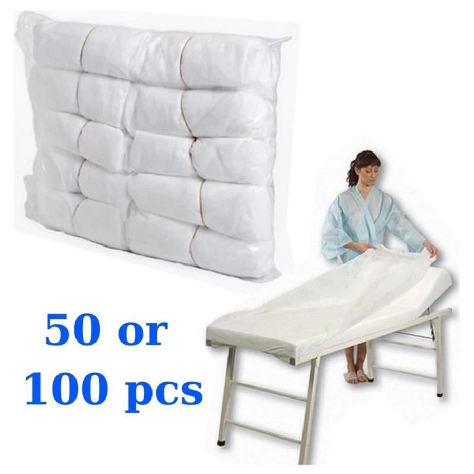 Copritavoli usa e getta Fogli barelle piatte in tessuto Poly Coprisella massaggi Accessori la cura della bellezza 80x220 cm249p