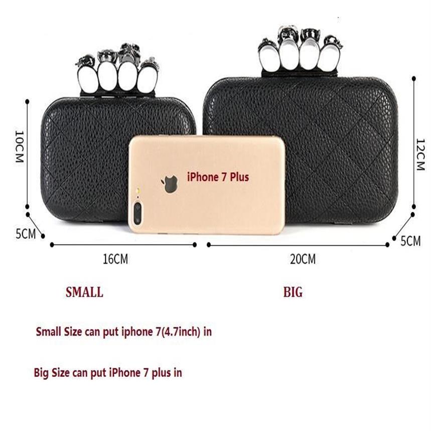 Evening Bags XGRAVITY 2021 Fashion Skull Finger Elegant Chain Bag Women Casual Clutches Handbags Envelope Ladies Ghost 050300S