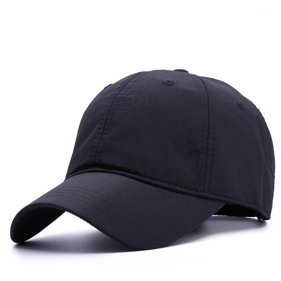 Ball Caps Big Head Man Large Size Baseball Hats Summer Outdoors Thin Dry Quick Sun Hat Men Cotton Plus Sport Cap 56-60cm 60-64cm273f