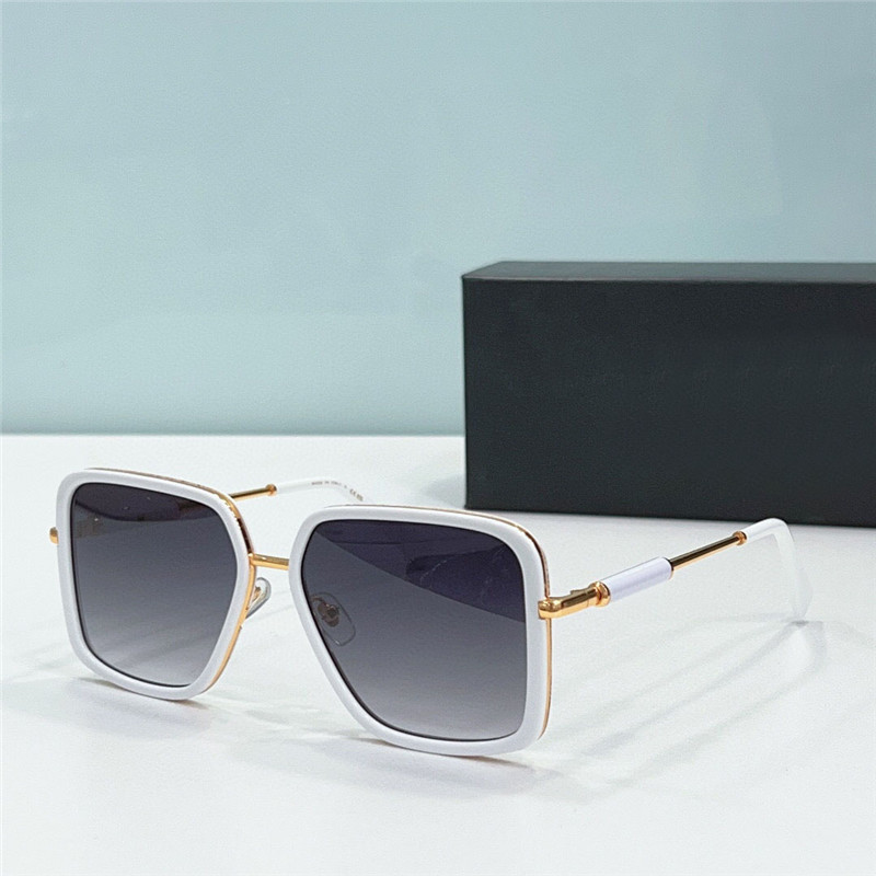 Nouveau design de mode lunettes de soleil carrées 2261 monture en acétate et en métal style simple et populaire lunettes de protection uv400 extérieures polyvalentes de qualité supérieure