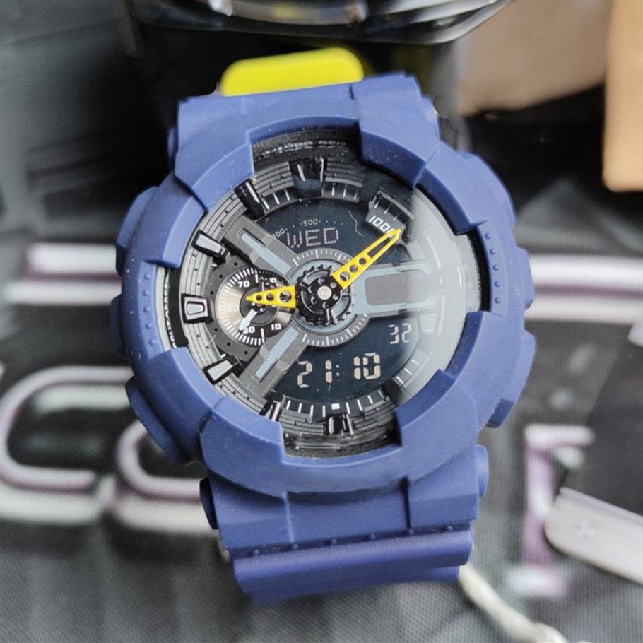 Sprzedawanie zegarków dla mężczyzn w stylu sportowym projektant zegarek wielofunkcyjny Electronics WristWatches Relojes Hombre265z