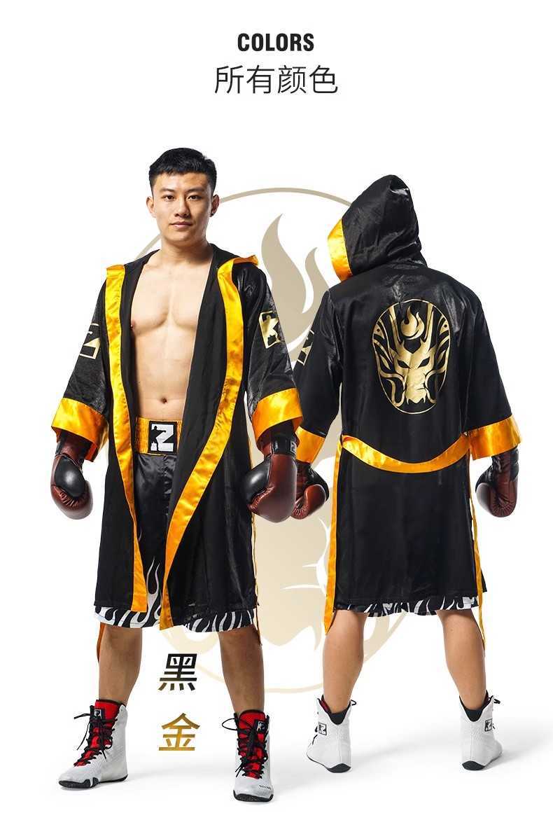 Homens e mulheres entram no palco vestindo uniformes de boxe vermelhos, capas de boxe, uniformes de treinamento de combate, uniformes de treinamento de artes marciais, uniformes de dança de rua de jazz