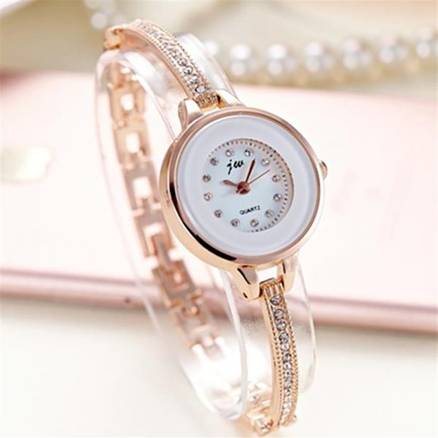 Wristwatches Jw-8137L Fashion Lady Bracelet Watch Wrap Quartz Elegance Roman Style Alloy For Whole WatchWristwatche234l