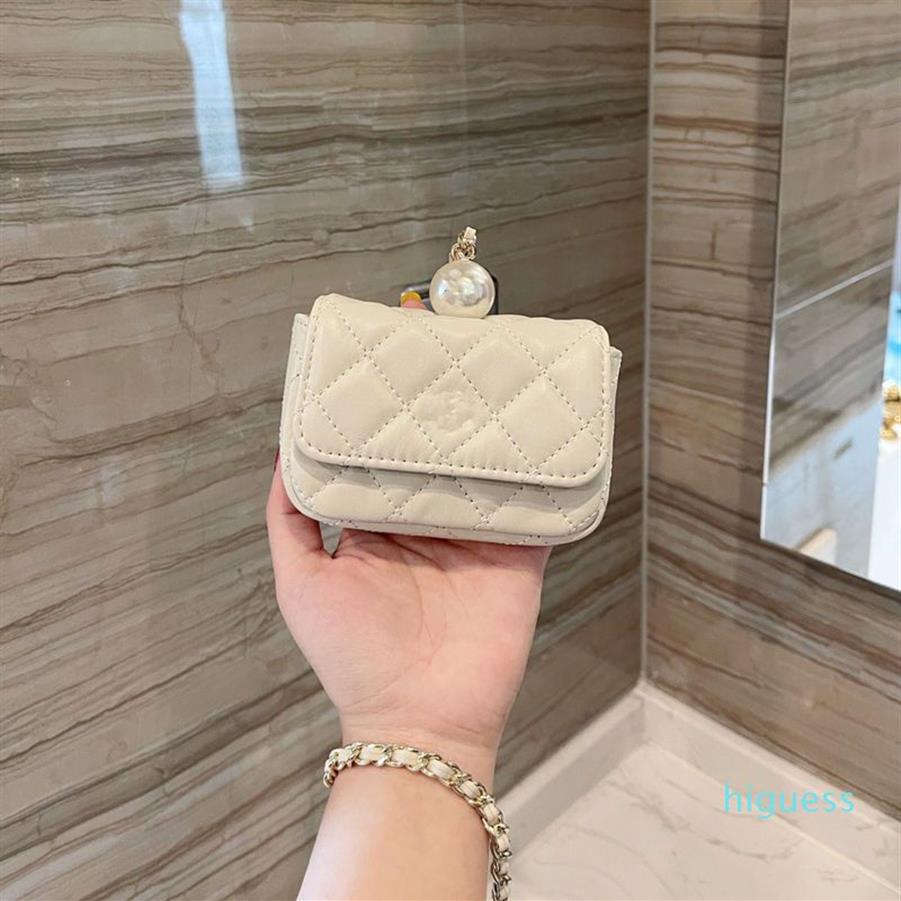 Designer- Women Fashion Handtassen Pearl Wallet Mond Red Envelope Temperament Dinner Small Tassen Schouderzakken279n