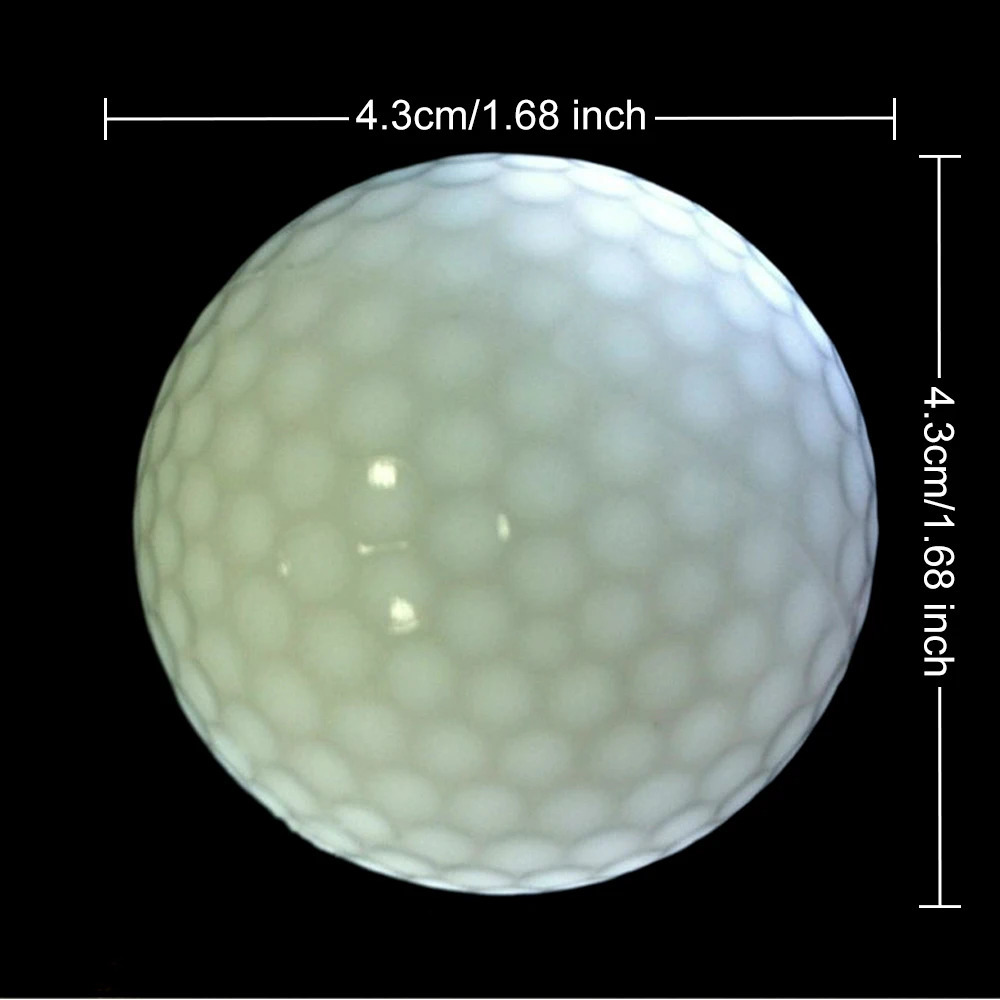 Golf Balls Glow in The Dark Golf Balls LED Light up Glow Golf Ball for Night Sports Super Bright Colorful and Durable 231213