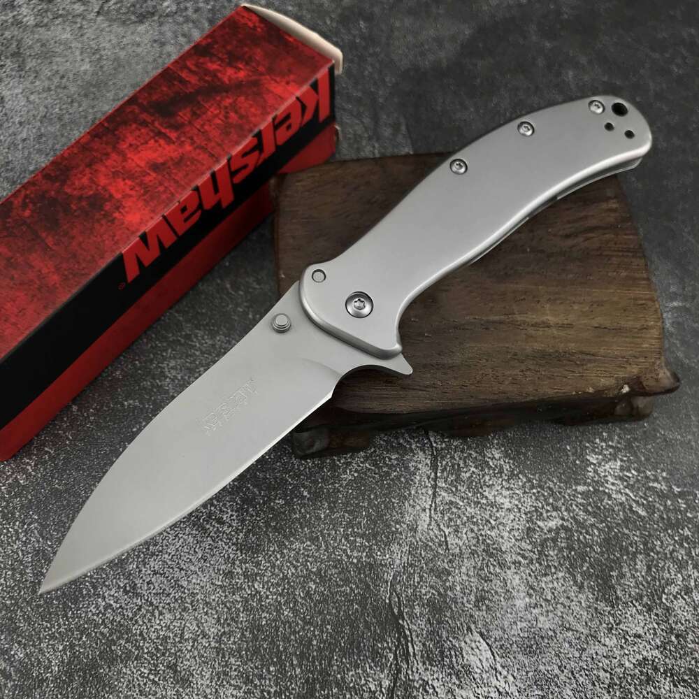 Military KS 1730 Folding Knife 440C Blade Gary Titanium Handle Edc Outdoor Hunting Survival Pocket Multi Combat Tool 530 631