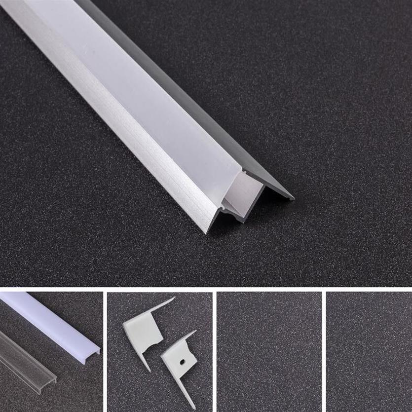 New style step light led stair nosing profile for vinyl floor wall corner tile edging301g