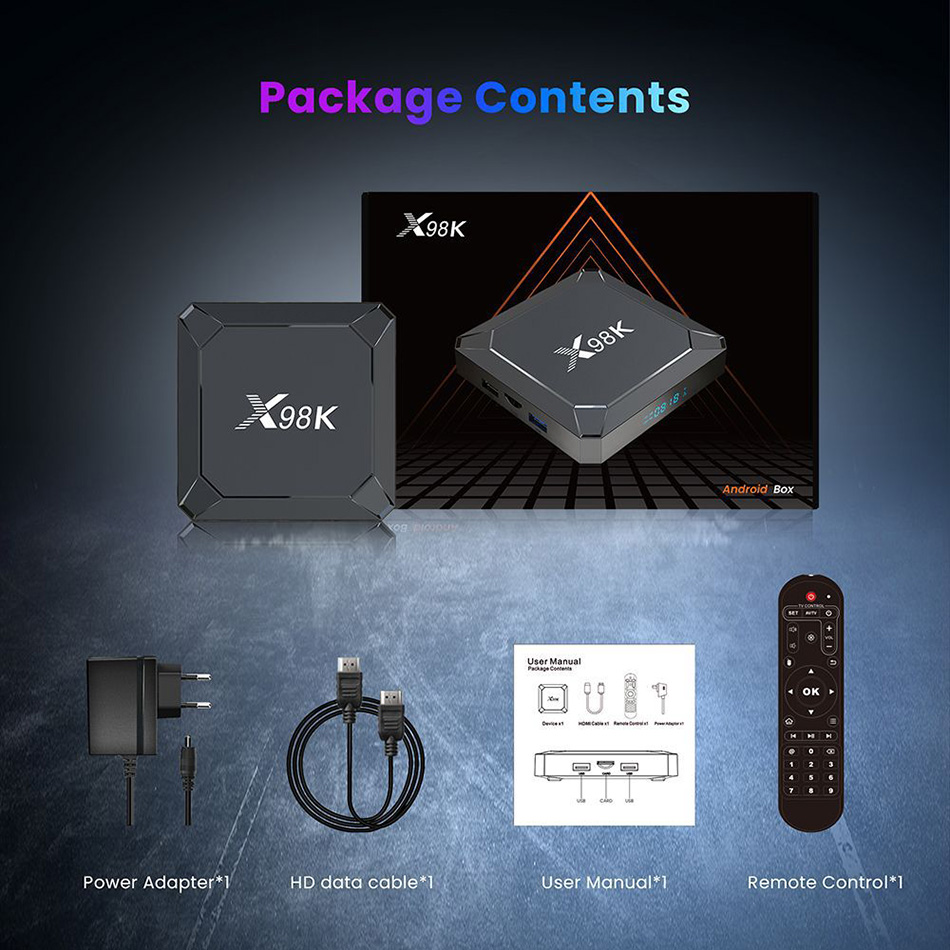 Android 13 TV Box x98k RK3528 Dual WiFi Bluetooth 5.0 8K Streaming Media Player Set Sett Box